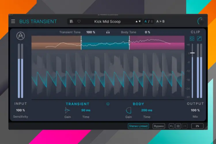 Arturia Bus TRANSIENT 瞬态塑形器MAC
