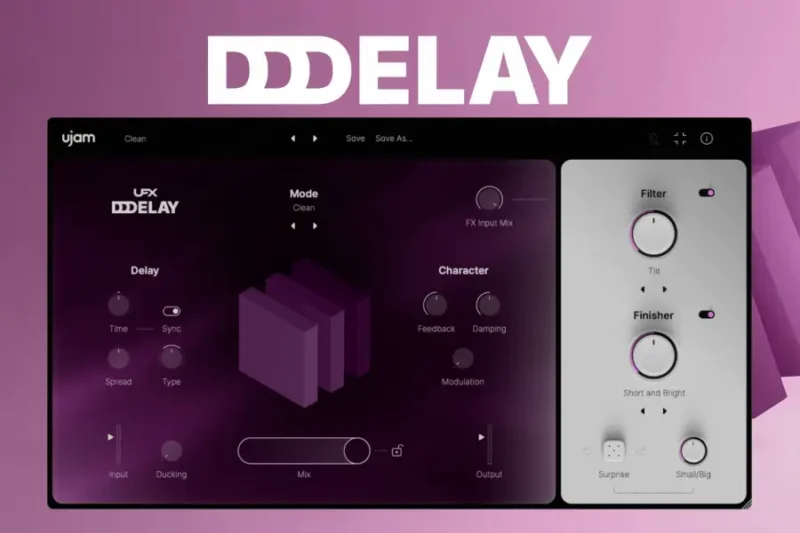 uJAM UFX Delay 延迟效果器 多模式回声