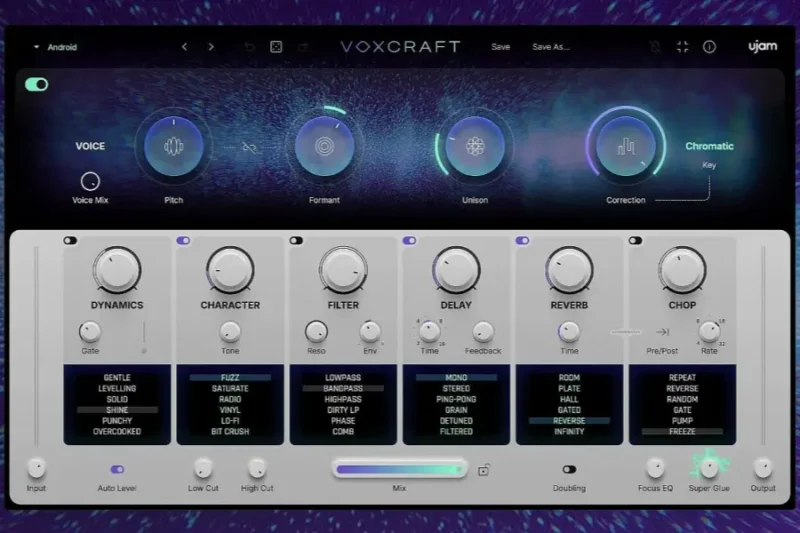 uJAM VOXCRAFT 人声效果器 修音染色增强
