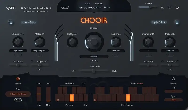 uJAM Symphonic Elements CHOOIR 汉斯季默史诗合唱人声WIN/MAC