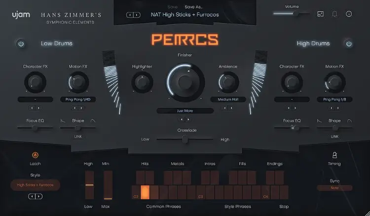 uJAM Symphonic Elements PERRCS 汉斯季默打击乐WIN/MAC